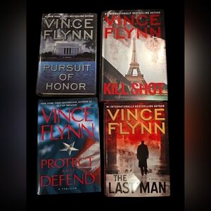 Vince Flynn Hardcover Lot - 8 Thriller Novels